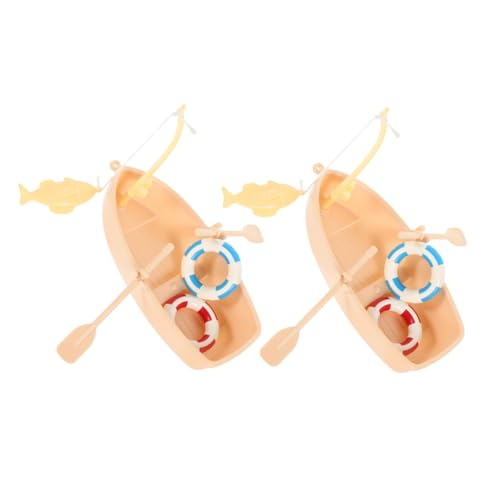 Garneck 2Sätze Fischerboot Teiliges Puppenhaus Ornament Für Strandszenen Und Mikrolandschaften Zur Verschönerung Ihrer Miniaturwelt Garneck 2Sätze Fischerboot Teiliges Puppenhaus Ornament Für Strandszenen Und Mikrolandschaften Zur Verschönerung Ihrer Miniaturwelt von Garneck