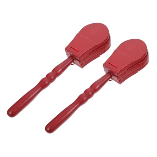 Garneck 2Stücke Castanet Hölzernes Musikinstrument Für Musikalische Früherziehung Fördert Rhythmusgefühl Und Kreativität Sicher Und Langlebig Garneck 2Stücke Castanet Hölzernes Musikinstrument Für Musikalische Früherziehung Fördert Rhythmusgefühl Und Kreativität Sicher Und Langlebig von Garneck