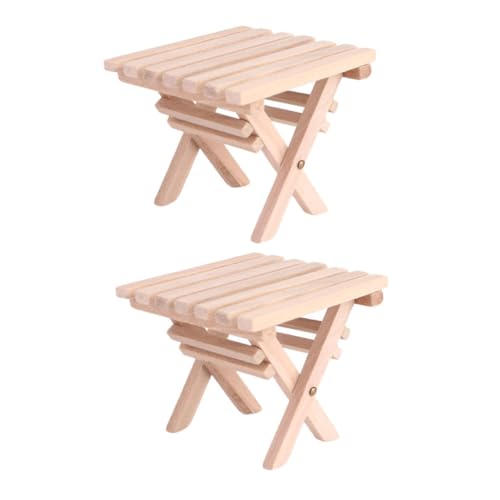 Garneck 2Stücke Faltender Kreatives Holzmodell Für Miniaturmöbel Puppenhaus Dekoration Und Garten Klappbarer Campingtisch Für Mini Und Fotografie Garneck 2Stücke Faltender Kreatives Holzmodell Für Miniaturmöbel Puppenhaus Dekoration Und Garten Klappbarer Campingtisch Für Mini Und Fotografie von Garneck