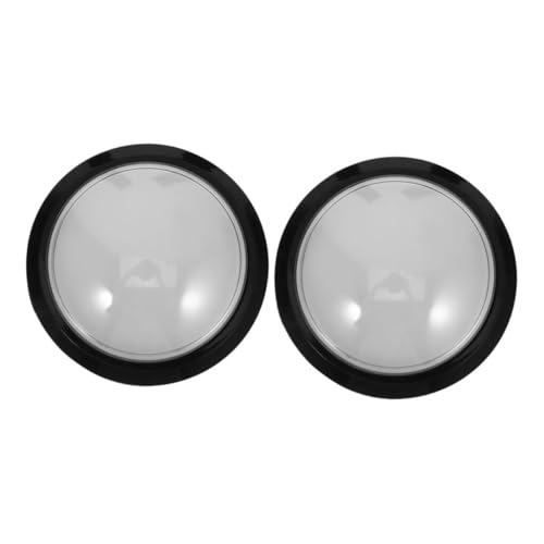 Garneck 2Stücke Großer Druckknopf mit LED für Haustierkommunikation Selbst Zurückstellend Langlebig für Training und Komfortables Design für Interaktion und Spaß von Garneck