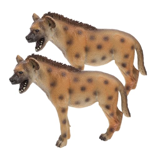 Garneck 2Stücke Hyänenfiguren aus Kunststoff Realistische Wildtiermodelle für Pädagogisches Afrikanische Hyänen Sammeln Garneck 2Stücke Hyänenfiguren aus Kunststoff Realistische Wildtiermodelle für Pädagogisches Afrikanische Hyänen Sammeln von Garneck