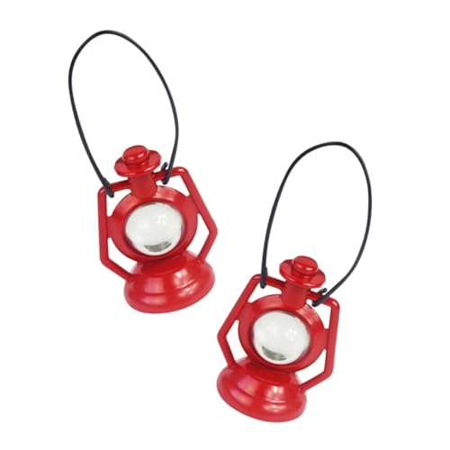 Garneck 2Stücke Kerosinlampe Puppenhaus Zubehör Teiliges Aus Realistische Dekoration Für Kreative Spielwelten Und Langlebig Und Modellbauer von Garneck