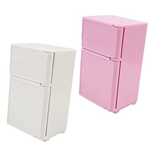 Garneck 2Stücke Kühlschrank Für Puppenhaus Puppenmöbel Zubehör Für Kreative Und DIY Dekoration Garneck 2Stücke Kühlschrank Für Puppenhaus Puppenmöbel Zubehör Für Kreative Und DIY Dekoration von Garneck