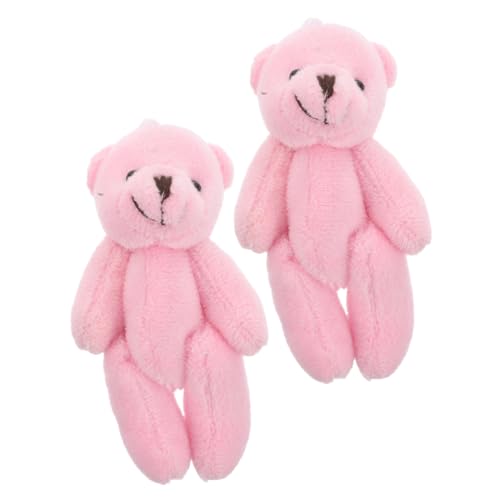Garneck 2Stücke Mini Plüschbären Realistische Miniaturbären Für Puppenhäuser Kindgerecht Für DIY Handwerk Und Sammelobjekte Für Kreative Spielstunden von Garneck
