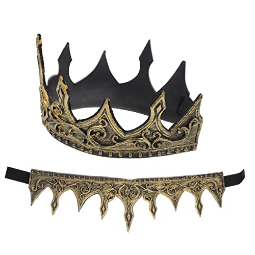 Garneck 2Stücke Mittelalterliche für Halloween und Cosplay Vintage Kopfschmuck für Männer für Partys Hochzeiten und Kostüme Verleiht Jedem Outfit Einen Königlichen Touch von Garneck