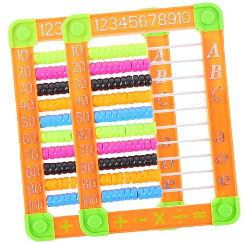 Garneck 2Stücke Pädagogischer Zählspielzeug für Mathematik Lernmittel Rechenfähigkeiten und Gehirnentwicklung für Schulanfang und Grundschule von Garneck
