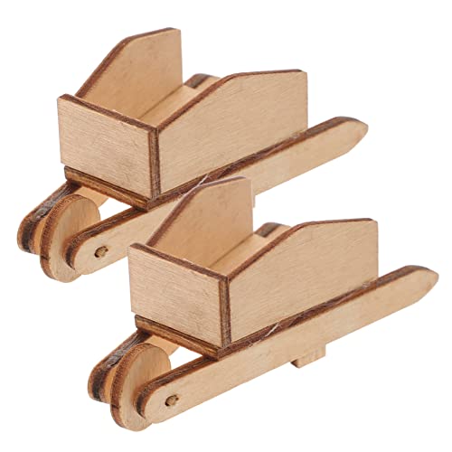 Garneck 2Stücke Puppenhaus Wagen Holzspielzeug Für Kreative Dekoration Und Gartenlandschaften Modell Und Wohnaccessoires Garneck 2Stücke Puppenhaus Wagen Holzspielzeug Für Kreative Dekoration Und Gartenlandschaften Modell Und Wohnaccessoires von Garneck