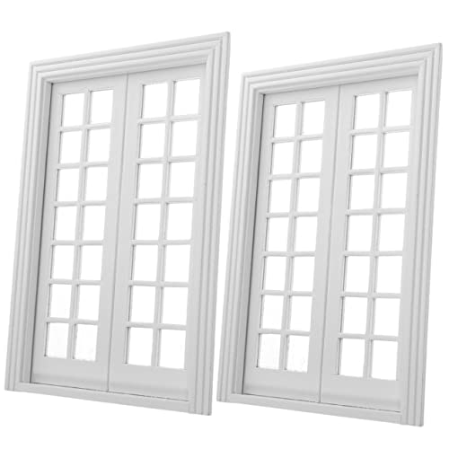 Garneck 2st DIY Mini Türen Und Fenster Miniatur-holztür Feentüren Selber Basteln Kleine Türdekoration Märchentür 1:12 Holzfenster Fee Haustür Birkensperrholz Puppenhaus Kind Weiß Zubehör Garneck 2st DIY Mini Türen Und Fenster Miniatur-holztür Feentüren Selber Basteln Kleine Türdekoration Märchentür 1:12 Holzfenster Fee Haustür Birkensperrholz Puppenhaus Kind Weiß Zubehör von Garneck