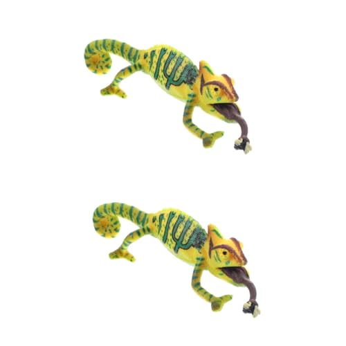 Garneck 2st Simulation Chamäleon Spielzeug Für Den Schreibtisch Pädagogisches Spielspielzeug Chamäleon Spielzeug Miniaturen Kleintierspielzeug PVC Garneck 2st Simulation Chamäleon Spielzeug Für Den Schreibtisch Pädagogisches Spielspielzeug Chamäleon Spielzeug Miniaturen Kleintierspielzeug PVC von Garneck
