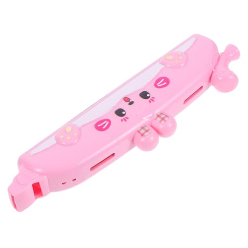 Garneck 3 1 Dreidimensionales Kaninchen-mundharmonika Musikalisches Musikinstrumente Für Vorschulkinder Mundharmonika Für Musical Note Toy -Instrumente Rosa Plastik von Garneck