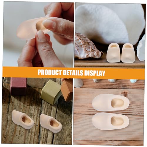 Garneck 3 Paare Miniatur Holzschuhe Unbemalt für Puppenhaus Deko Glatte Oberfläche Bastelrohling Handgefertigte Mini Schuhe für DIY und Puppenhaus Zubehör Garneck 3 Paare Miniatur Holzschuhe Unbemalt für Puppenhaus Deko Glatte Oberfläche Bastelrohling Handgefertigte Mini Schuhe für DIY und Puppenhaus Zubehör von Garneck