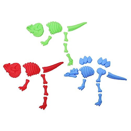 Garneck 3 Stück Dinosaurier-Skelettform Strandsandspielzeug Dinosaurier-Sandform plastilinformen selber Machen Dinosaurier-Form-Spielset Strandspielzeug für Sand Plastik Garneck 3 Stück Dinosaurier-Skelettform Strandsandspielzeug Dinosaurier-Sandform plastilinformen selber Machen Dinosaurier-Form-Spielset Strandspielzeug für Sand Plastik von Garneck
