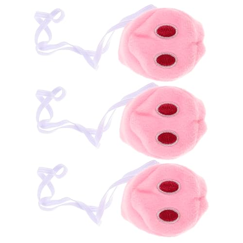 Garneck 3 Stück Erwachsene Schweinenase Schweinekostüm Nase Karikatur Tiere Kuh Figur Halloween- Kostüme Liebenswert Schweine-requisiten Schweinenase Kostüm Hund Rosa Stoff Garneck 3 Stück Erwachsene Schweinenase Schweinekostüm Nase Karikatur Tiere Kuh Figur Halloween- Kostüme Liebenswert Schweine-requisiten Schweinenase Kostüm Hund Rosa Stoff von Garneck