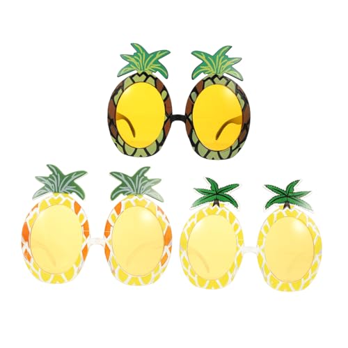 Garneck 3 Stück Hawaiianische Brille Luau-party- Brille Für Ananas - Geformt Tropisch Gläser Ananaskostüm Brillen Obst Ananas Stk Garneck 3 Stück Hawaiianische Brille Luau-party- Brille Für Ananas - Geformt Tropisch Gläser Ananaskostüm Brillen Obst Ananas Stk von Garneck