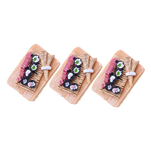 Garneck 3 Stück Miniaturen Basteln Lebensmitteldekorationen Ornament Mini Requisiten Mini Schmuck Miniatur Szenendekor Miniatur Szenenzubehör Mini Hauszubehör Tiny House von Garneck