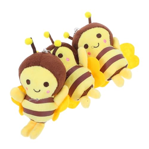 Garneck 3 Stück Plüsch Bienenanhänger Lustige Bienen Schlüsselanhänger Süße Leichte Deko für Kinderzimmer und Taschen für Partys und Garneck 3 Stück Plüsch Bienenanhänger Lustige Bienen Schlüsselanhänger Süße Leichte Deko für Kinderzimmer und Taschen für Partys und von Garneck