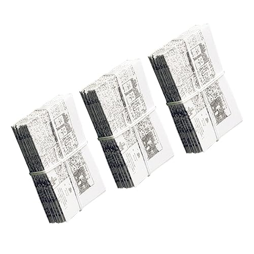Garneck 3 Stück Mini-puppenhauszeitungen Lebendige Miniaturbücher Für Miniaturdekor Sicheres Papiermaterial Spielzeug Im Maßstab 112 von Garneck