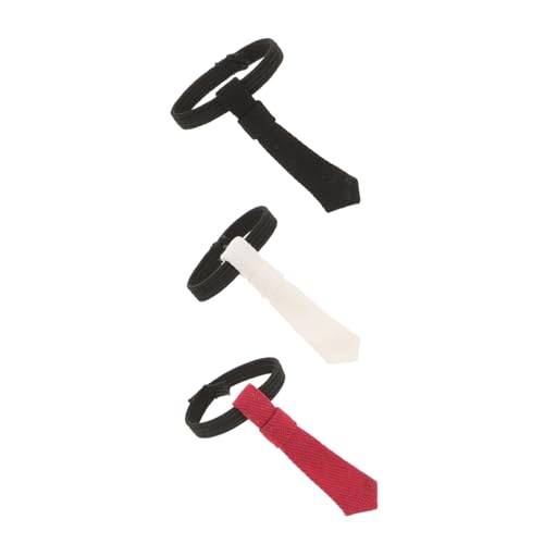 Garneck 3 Stück Puppenkrawatte Mini Krawatte Für Puppen Miniatur Krawatte Puppenzubehör Puppen Outfits Puppen Anziehkrawatte Puppenkostüme Puppenfiguren Zubehör Mini Hauskrawatte von Garneck