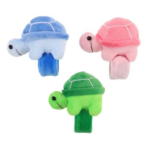 Garneck 3 Stück Schildkrötenarmband Weiches Tierarmband Animal-Slap-Armbänder Goody Bag Stuffers Slap-Armband-Gastgeschenke Mini -Tierspielzeug für kleine Mädchen PP Baumwolle Garneck 3 Stück Schildkrötenarmband Weiches Tierarmband Animal-Slap-Armbänder Goody Bag Stuffers Slap-Armband-Gastgeschenke Mini -Tierspielzeug für kleine Mädchen PP Baumwolle von Garneck