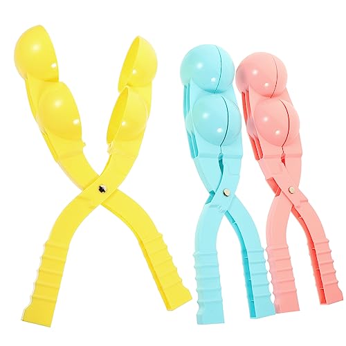 Garneck 3 Stück Schneeball-Clip Form Clips Schneeclip - für Schneeclip -Werkzeug Schneeclip Schneeklammer Schneeclip- pp Zufällige Farbe von Garneck
