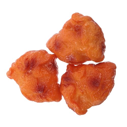 Garneck 3 Stück Simuliertes Chicken-Nugget-Modell Faux-Food- Künstliche Lebensmittelquelle Falsches Frittiertes Essen Simuliertes Essensspielzeug Fake Food Als Küchendeko Orange PVC Garneck 3 Stück Simuliertes Chicken-Nugget-Modell Faux-Food- Künstliche Lebensmittelquelle Falsches Frittiertes Essen Simuliertes Essensspielzeug Fake Food Als Küchendeko Orange PVC von Garneck