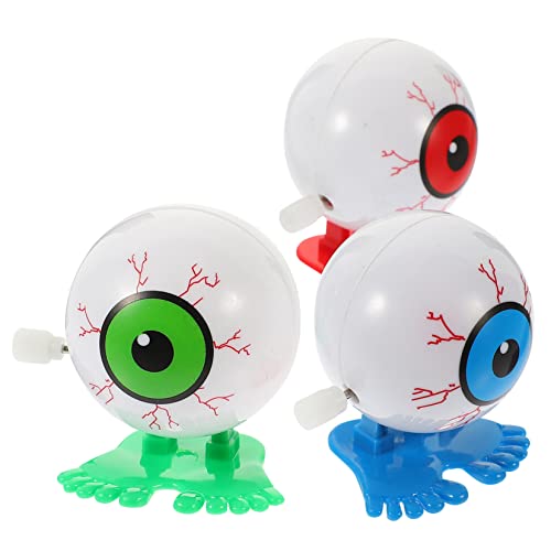 Garneck 3 Stück Springende Augapfel Spielzeuge Aufzieh Augapfel Spielzeuge Spielzeuge Für Mädchen Babys Lustige Jungen Partys Kleinkinder Bezauberndes Uhrwerk Zartes von Garneck