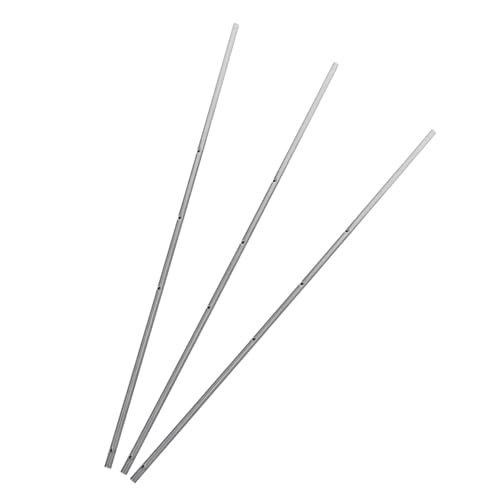 Garneck 3 Stück Teiliges Foosball Ersatzset aus Metall Stabile Operation Stangen für Tischfußball Ergonomischer Griff für Erwachsene und Jugendliche Passend für Kompakte Fußballtische von Garneck