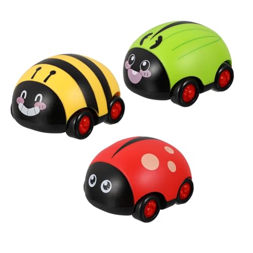 Garneck 3 Stück Teiliges Insektenform Spielzeugauto Sie Hand Augen Koordination und für Sicheres und Langlebiges für Drinnen Erhältlich von Garneck