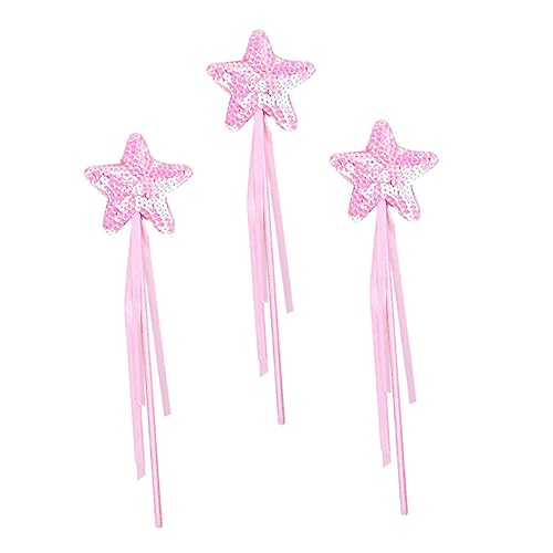 Garneck 3 Stück Zauberstab Fairy Wand für Toys for Festliche Dekoration Toys Fee Stern Schleife Geburtstag hoch Zauberstäbe dekorative Hexenstäbe Stoff Rosa Garneck 3 Stück Zauberstab Fairy Wand für Toys for Festliche Dekoration Toys Fee Stern Schleife Geburtstag hoch Zauberstäbe dekorative Hexenstäbe Stoff Rosa von Garneck