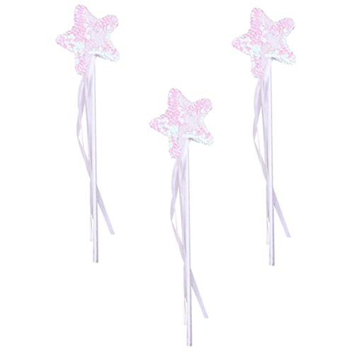 Garneck 3 Stück Zauberstab Party Feenstab Stern Chiffon Schleife Fairy Wand kinderkostüme spielzeuge für Kid Toys tragbare Feenstäbe Feenhaftes Plastik Weiß Garneck 3 Stück Zauberstab Party Feenstab Stern Chiffon Schleife Fairy Wand kinderkostüme spielzeuge für Kid Toys tragbare Feenstäbe Feenhaftes Plastik Weiß von Garneck