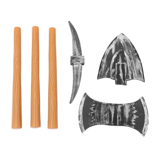 Garneck 3 Stück Zwergen-Requisiten Cleaver Schaufel Fälschung realistisch Trick gefälschte Äxte künstlich Cosplay Piratenbeil Hacke falsches Beil Gnom Eva Garneck 3 Stück Zwergen-Requisiten Cleaver Schaufel Fälschung realistisch Trick gefälschte Äxte künstlich Cosplay Piratenbeil Hacke falsches Beil Gnom Eva von Garneck