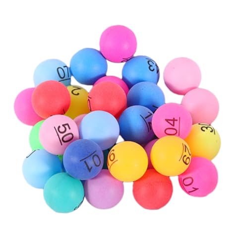 Garneck 30 Stück Farbnummernbälle Pongbälle Tombola Pit Bälle Tischtennisbälle Pong Tennisbälle Nahtlose Kunststoffbälle Lotteriespielbälle Interessante Spielbälle Kugel Garneck 30 Stück Farbnummernbälle Pongbälle Tombola Pit Bälle Tischtennisbälle Pong Tennisbälle Nahtlose Kunststoffbälle Lotteriespielbälle Interessante Spielbälle Kugel von Garneck