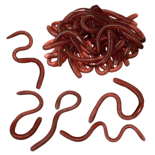 Garneck 30 Stück Gummi Regenwürmer – Realistische Fake Würmer Aus Weichem Gummi Für Streich-Requisiten Und Pranks – Ideales Für Kreative Streiche Und Spaß Garneck 30 Stück Gummi Regenwürmer – Realistische Fake Würmer Aus Weichem Gummi Für Streich-Requisiten Und Pranks – Ideales Für Kreative Streiche Und Spaß von Garneck