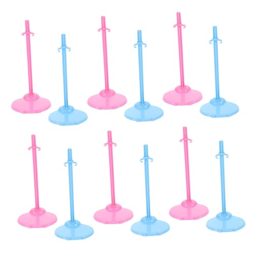 Garneck 30 Stück Puppenständer Steht Puppenspeicherung Stand Halter Spielzeugständer Unterstützung Anzeige Stützständer Für Puppen Stützrahmen Für Puppen Puppenhalteständer Plastik von Garneck