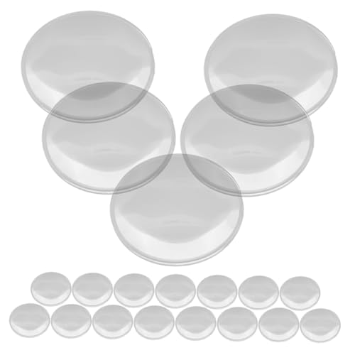 Garneck 30 Stück Teiliges Glas Konvexlinse Höhe Optische Lupe Ersatzlinse Leicht Tragbar für Brillenträger Fadenzähler und Unterricht von Garneck