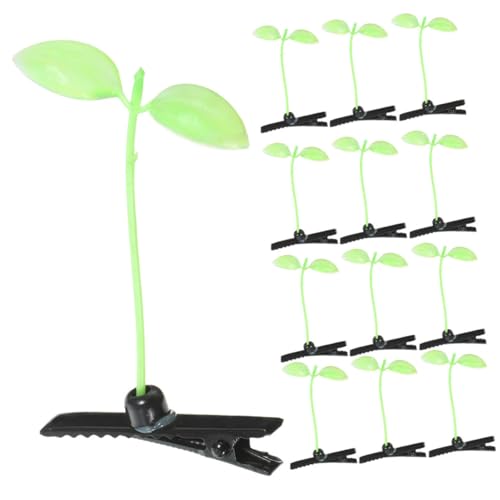 Garneck 30 Stück Teiliges Sprout Haarspangen für Damen und Mädchen Leichte Grüne Pflanzen haarclips Lustige Haarschmuck für Alltag Party Cosplay und Fotoshootings von Garneck