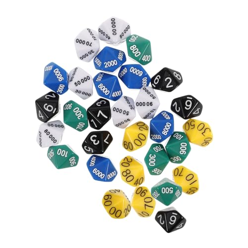 Garneck 30 Stück Würfel -Brettspiel Hauswürfel Spielwürfel Requisiten Spielrequisiten Würfelspiele Würfel Masse Interessante Würfel Barwürfel Spiel Würfel tragbare Würfel Plastik Garneck 30 Stück Würfel -Brettspiel Hauswürfel Spielwürfel Requisiten Spielrequisiten Würfelspiele Würfel Masse Interessante Würfel Barwürfel Spiel Würfel tragbare Würfel Plastik von Garneck