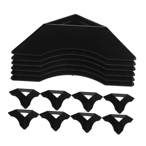 Garneck 30 Stück Zauberwürfelbasis Puzzle Halterung Dreiecksständer Spiel Schule Anzeige zappelt Jungtier Mini-Würfel-Organizer Würfel-Organizer für Mini-Würfelbasis Stck Black von Garneck
