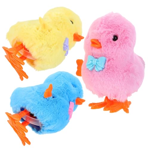 Garneck 3Stücke Aufziehspielzeug Küken Lustige Hühnchen Spielzeuge für Sicheres und Langlebiges Material Ostergeschenk für Partys Farblich Variabel Garneck 3Stücke Aufziehspielzeug Küken Lustige Hühnchen Spielzeuge für Sicheres und Langlebiges Material Ostergeschenk für Partys Farblich Variabel von Garneck