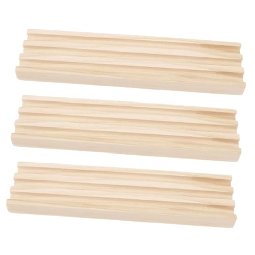 Garneck 3Stücke Holz Dominoständer mit Antirutschmatte Präsentationshalter für Domino und Spielkarten für Gemütliche Spielabende und Kreative Spiele Layouts Garneck 3Stücke Holz Dominoständer mit Antirutschmatte Präsentationshalter für Domino und Spielkarten für Gemütliche Spielabende und Kreative Spiele Layouts von Garneck