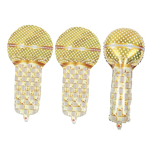 Garneck 3Stücke Teiliges Aufblasbare Mikrofonballons für Jahre Partydekoration Retro Disco Mottoparty Zubehör für Musikfestivals und Festliche Anlässe Langlebig und Sicher Garneck 3Stücke Teiliges Aufblasbare Mikrofonballons für Jahre Partydekoration Retro Disco Mottoparty Zubehör für Musikfestivals und Festliche Anlässe Langlebig und Sicher von Garneck