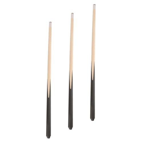 Garneck 3pcs 48cm Kinder Mini Pool Cue Stick Shorty Pool Cue Stick Ersatz Billard Zubehör Bridge Tool Für Barspiele Übung Wettbewerb von Garneck