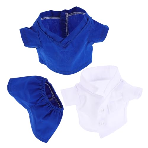 Garneck 3pcs Niedlich Gefüllte Tierkostüm Plüschpuppen Doktor Outfit DIY Bärenkleidung Accessoires Stofftiere Plüsch Spielzeugkleidung Für Kleider von Garneck
