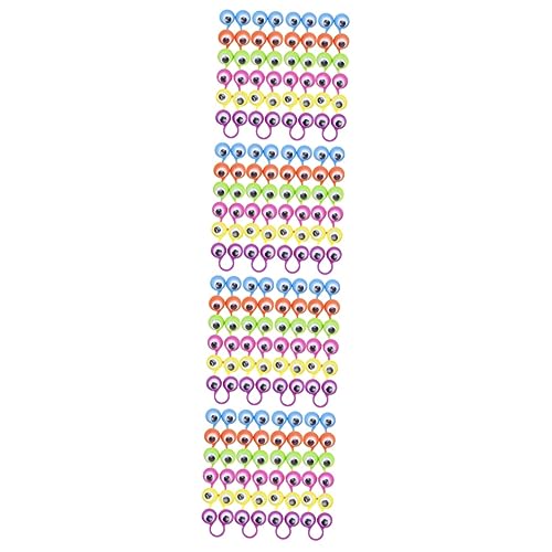 Garneck 4 Sätze Aktivitätsringspielzeug Fingerpuppe Augen Augenringe Augapfel Fingerpuppe Fingerpuppen Für Kleinkinder Blau Ball Augenfinger Plastik Zufällige Farbe 24 Stück * 4 von Garneck