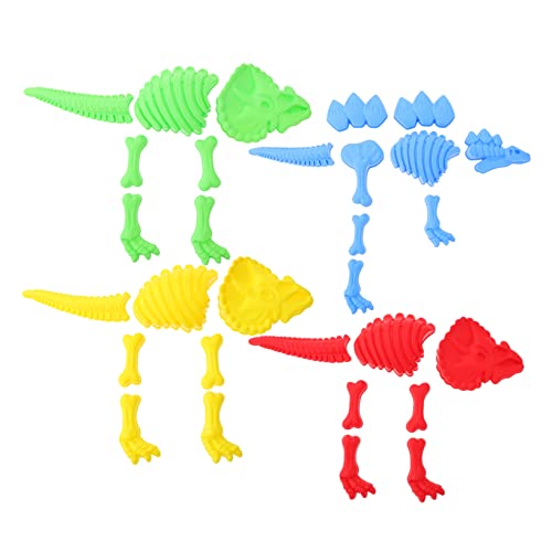 Garneck 4 Sätze Dinosaurierformspielzeug Sand- und Wasserspiegel Skelett Sandkasten für den Strand im Freien Erstellen Sie mit Tondinosauriern Kinderspielzeug Sandformen Plastik Garneck 4 Sätze Dinosaurierformspielzeug Sand- und Wasserspiegel Skelett Sandkasten für den Strand im Freien Erstellen Sie mit Tondinosauriern Kinderspielzeug Sandformen Plastik von Garneck