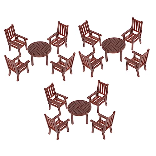 Garneck 4 Sätze Mini-Tisch Und Stuhl-Set Sitz Mini- Bistro Häuser Auto Hausmöbel Tisch Und Stühle Modern Miniatur-Bank Dollhouse Decor Zubehör Stütze Plastik Brown Garneck 4 Sätze Mini-Tisch Und Stuhl-Set Sitz Mini- Bistro Häuser Auto Hausmöbel Tisch Und Stühle Modern Miniatur-Bank Dollhouse Decor Zubehör Stütze Plastik Brown von Garneck