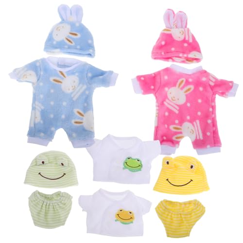 Garneck 4 Sätze Puppen-Strampler Puppenkleidung Kleidungsoutfits für Babypuppen Mädchen Kinderkleidung gelbe Kleidungsfarbe Amerikanische Puppen für Mädchen Kohlbeet-Puppen Polyester Garneck 4 Sätze Puppen-Strampler Puppenkleidung Kleidungsoutfits für Babypuppen Mädchen Kinderkleidung gelbe Kleidungsfarbe Amerikanische Puppen für Mädchen Kohlbeet-Puppen Polyester von Garneck