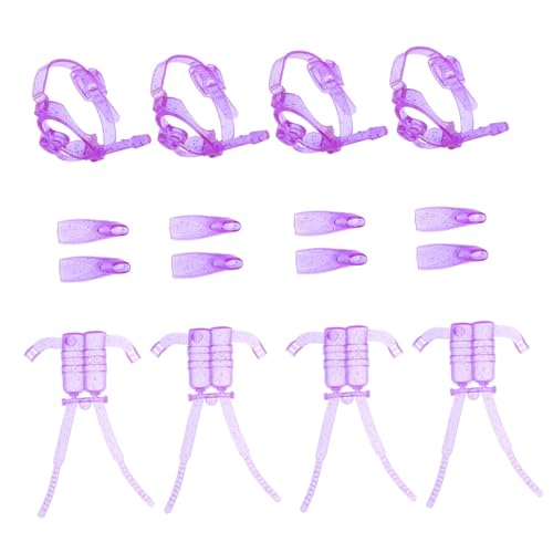 Garneck 4 Sätze Tauchspielspielzeug Mini -tauchausrüstung Pool- -Spiele Mini -tauch -kit Poolspielzeug Puppenkleidungsteile Dolls Diving Supply Kit Tauchspielzeug Violett Plastik Garneck 4 Sätze Tauchspielspielzeug Mini -tauchausrüstung Pool- -Spiele Mini -tauch -kit Poolspielzeug Puppenkleidungsteile Dolls Diving Supply Kit Tauchspielzeug Violett Plastik von Garneck