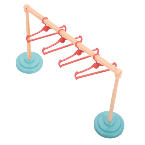 Garneck 4 Satz Puppe Wäsche ständer Kleiderregal Puppenstubenmöbel -Kleiderständer Kleiderständer für Haustiere kleiderständer Mini-Aufhänger für Bastelarbeiten Plastik Garneck 4 Satz Puppe Wäsche ständer Kleiderregal Puppenstubenmöbel -Kleiderständer Kleiderständer für Haustiere kleiderständer Mini-Aufhänger für Bastelarbeiten Plastik von Garneck