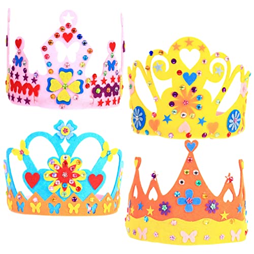 Garneck 4 Sets Geburtstagshut Krone Geburtstagsparty Hüte DIY Kronen Zum Dekorieren Geburtstags Kopfbedeckung Cosplay Krone Geburtstagskronen Bastelset Papier Goldkronen Süß Garneck 4 Sets Geburtstagshut Krone Geburtstagsparty Hüte DIY Kronen Zum Dekorieren Geburtstags Kopfbedeckung Cosplay Krone Geburtstagskronen Bastelset Papier Goldkronen Süß von Garneck